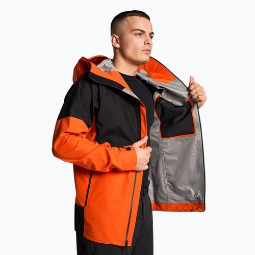 Pánska softshellová bunda The North Face Jazzi Gtx red orange/black