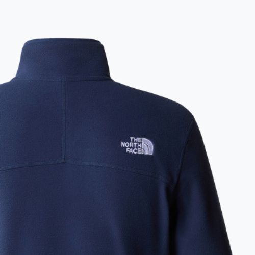 Pánska fleecová mikina The North Face 100 Glacier 1/4 Zip summit navy