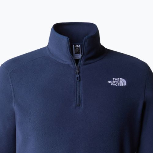 Pánska fleecová mikina The North Face 100 Glacier 1/4 Zip summit navy