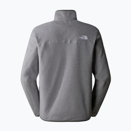 Pánska mikina The North Face 100 Glacier 1/4 Zip fleece medium grey heather