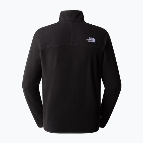 Pánska fleecová mikina The North Face 100 Glacier 1/4 Zip black