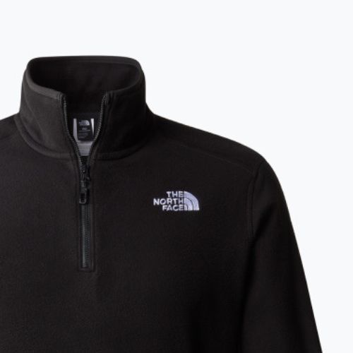 Pánska fleecová mikina The North Face 100 Glacier 1/4 Zip black