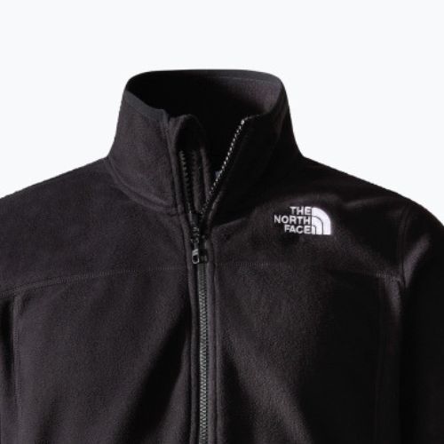 Pánska fleecová mikina The North Face 100 Glacier Full Zip black