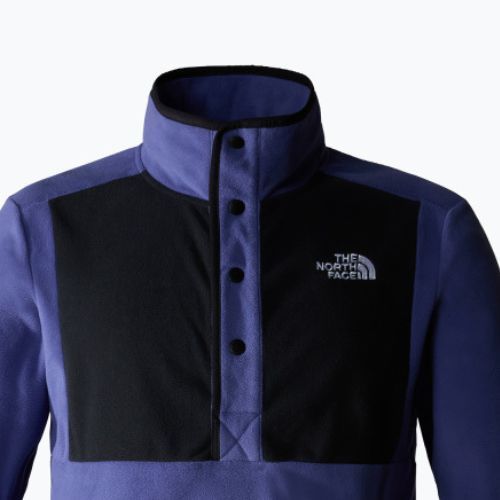 Pánska fleecová mikina The North Face Homesafe Snap Neck Fleece Pullover cave blue/black