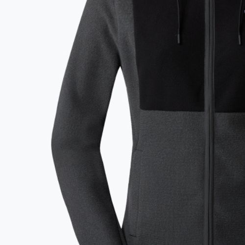 Dámska mikina The North Face Homesafe Full Zip Fleece Hoodie black/asphalt grey stripe/black