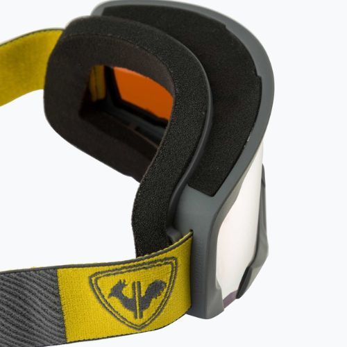 Lyžiarske okuliare Rossignol Spiral Mirror grey/orange silver mirror