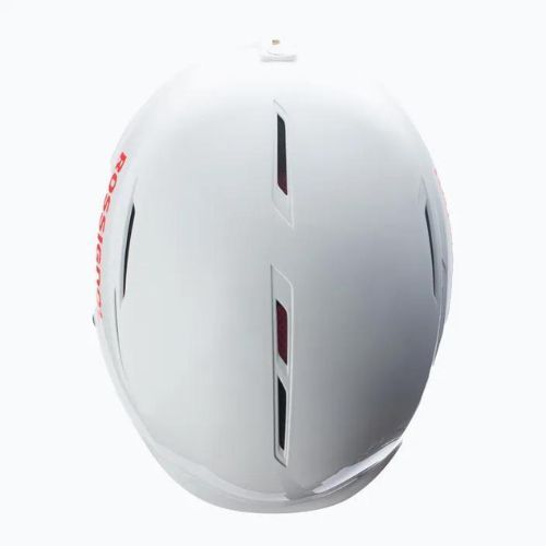 Lyžiarska prilba Rossignol Hero Slalom Impacts + Chinguard biela