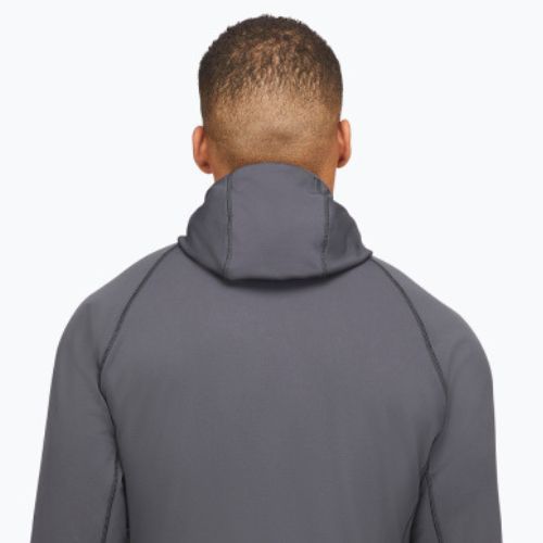 Pánska mikina Rab Superflux Hoody graphene/firecracker