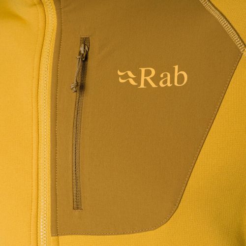Pánska trekingová mikina Rab Superflux Hoody sahara