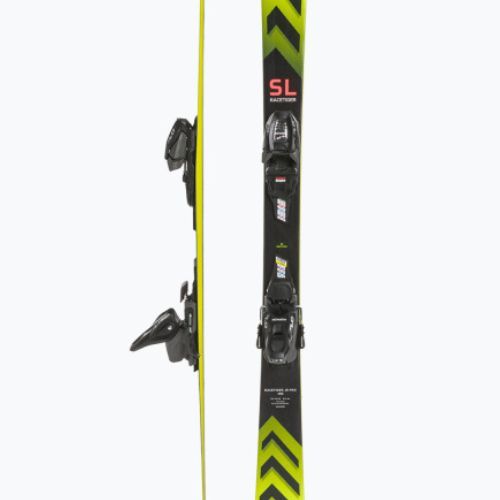 Detské zjazdové lyže Völkl Racetiger Junior Pro + 7.0 VMotion Jr flo yellow/black