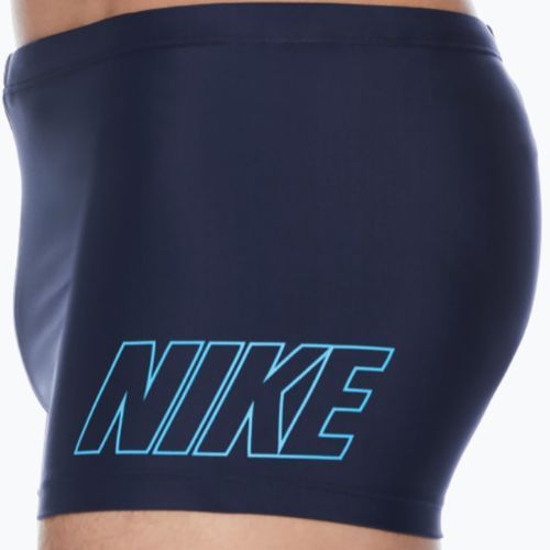 Pánske plavecké šortky Nike Logo Square midnight navy