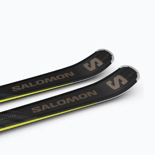 Zjazdové lyže Salomon S/Max 8 XT + M11 GW black/driftwood/safety yellow