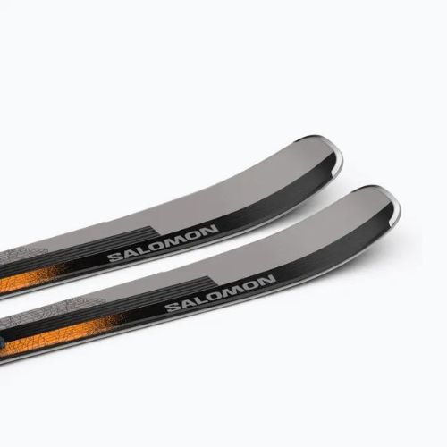 Zjazdové lyže Salomon Stance 84 + M12 GW black/neon orange/dove