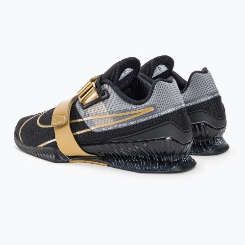 Nike Romaleos 4 black/metallic gold white vzpieračská obuv