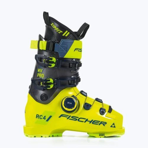 Pánske lyžiarske topánky Fischer RC4 PRO MV GW BOA ZF CFC yellow/carbon