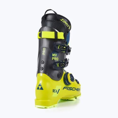 Pánske lyžiarske topánky Fischer RC4 PRO MV GW BOA ZF CFC yellow/carbon