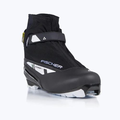 Fischer XC Comfort Pro black/white/yellow - topánky na bežecké lyžovanie