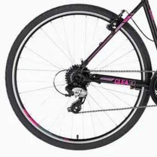 Dámsky crossový bicykel Kellys Clea 30 black/pink