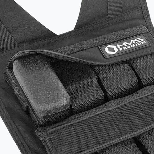 Tréningová vesta so záťažou HMS KTO16 16 kg čierna