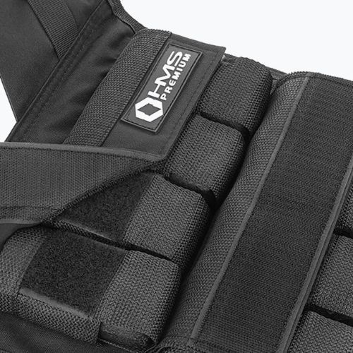 Tréningová vesta so záťažou HMS KTO16 16 kg čierna