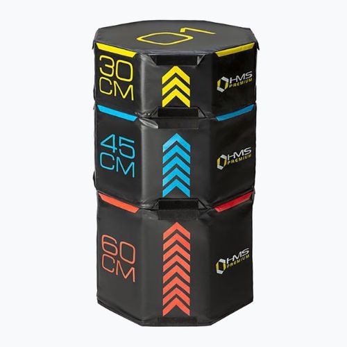 Sada plyometrických skríň HMS PYOBS01 Octagon Premium - viacfarebné