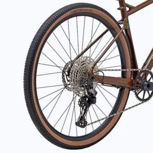 Štrkový bicykel Marin DSX 2 lesklý hnedý/žltý
