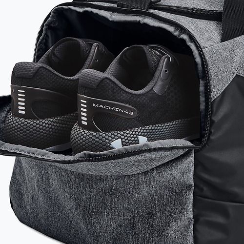 Under Armour Undeniable 5.0 Duffle M 58 l pitch gray medium heather/black/black cestovná taška