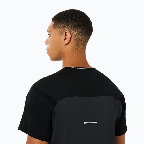 Pánske bežecké tričko ASICS Race Top performance black/graphite grey