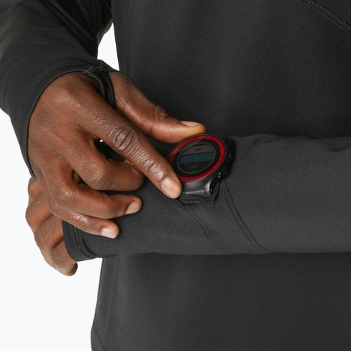 Pánska bežecká mikina ASICS Winter Run 1/2 Mid Layer performance black/graphite grey