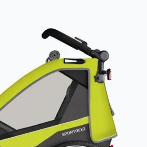 Qeridoo príves na bicykel Sportrex 2 nový limetkovo zelený