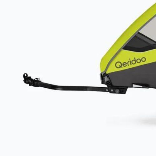 Qeridoo príves na bicykel Sportrex 2 nový limetkovo zelený