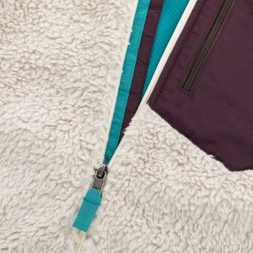 Pánska fleecová mikina Patagonia Classic Retro-X natural w/obsidian plum