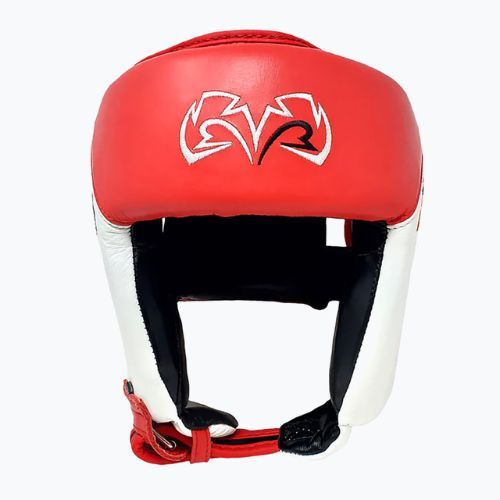 Boxerská prilba Rival Amateur Competition Headgear červená/biela