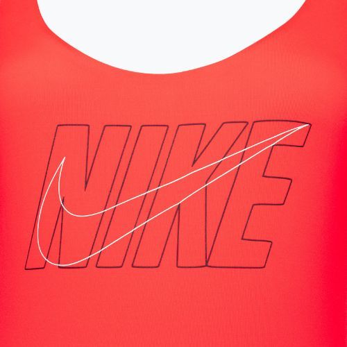 Dámske jednodielne plavky Nike Multi Logo bright crimson