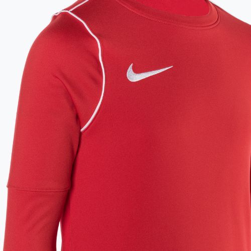 Detská futbalová mikina Nike Dri-FIT Park 20 Crew univerzitná červená/biela/biela