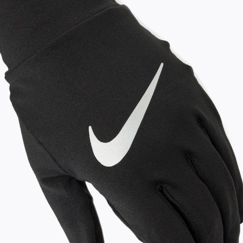 Pánske bežecké rukavice Nike Accelerate RG black/black/silver