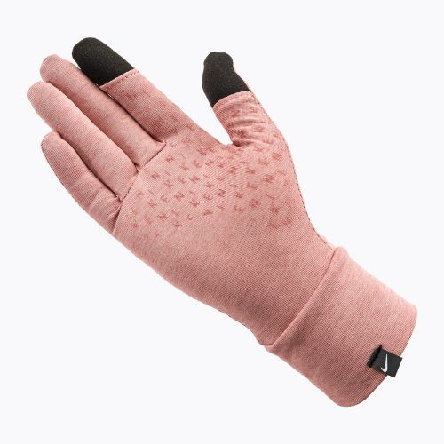 Dámske bežecké rukavice Nike Fleece RG red stardust/red stardust/silver