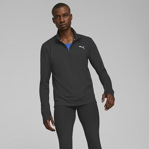 Pánska bežecká mikina PUMA Run Favorite 1/4 Zip black
