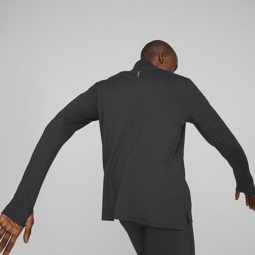 Pánska bežecká mikina PUMA Run Favorite 1/4 Zip black