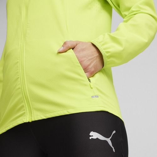 Dámska bežecká bunda PUMA Run Elite Ultraweave lime pow