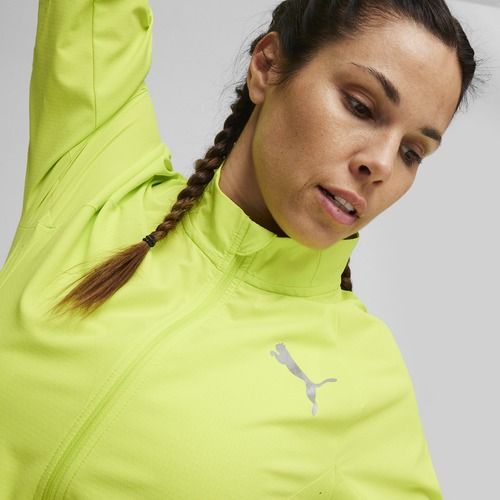 Dámska bežecká bunda PUMA Run Elite Ultraweave lime pow