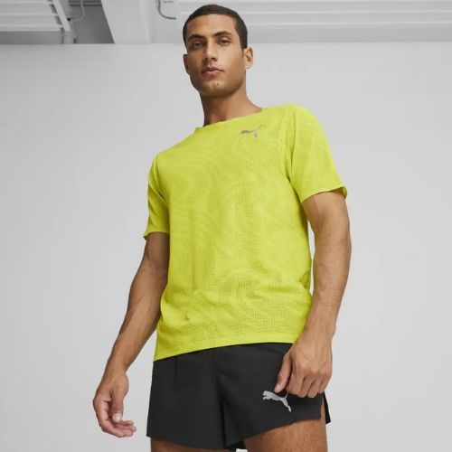 Pánske bežecké tričko PUMA Run Ultraspun green