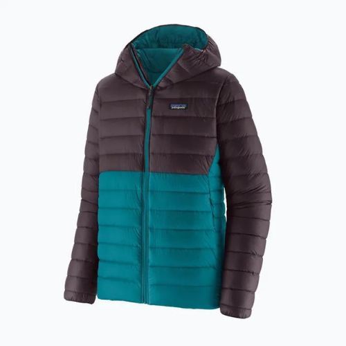 Pánska bunda Patagonia Down Sweater Hoody belay blue