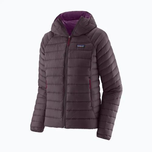 Dámska bunda Patagonia Down Sweater Hoody obsidian plum