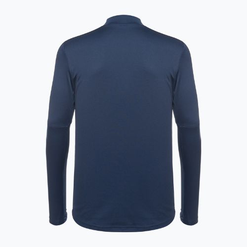 Pánske futbalové tričko s dlhým rukávom Nike Academy Dri-Fit 1/2-Zip midnight navy/black/midnight navy/hyper turquoise
