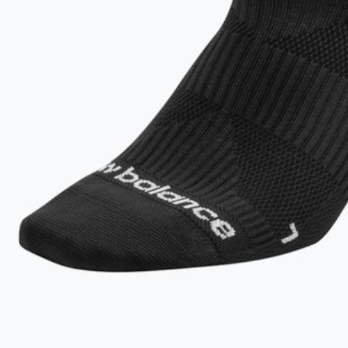 New Balance Run Flat Knit Tab No Show čierne ponožky