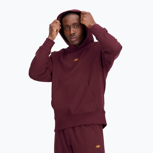 Pánska mikina New Balance Athletics Remastered Graphic French Terry burgundy