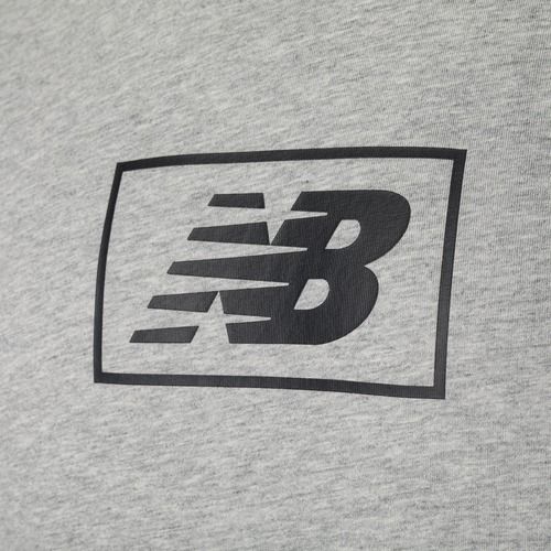 Pánske tričko New Balance Essentials Logo v šedej farbe