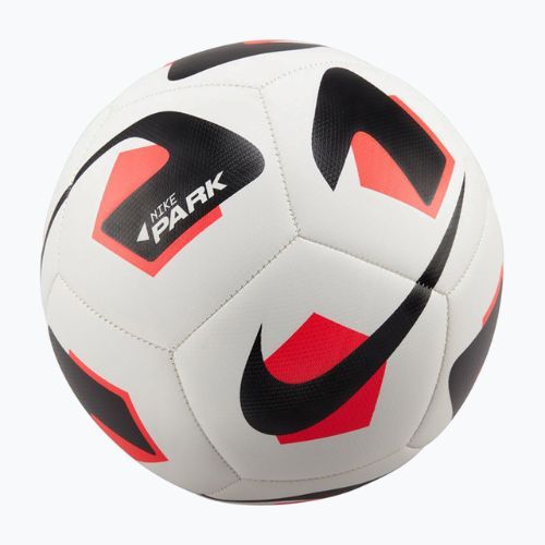 Futbalová lopta Nike Park football white/bright crimson/black veľkosť 5
