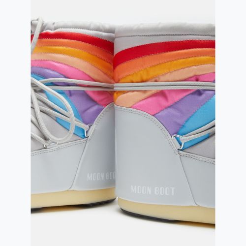 Dámske snehové topánky Moon Boot Icon Low Rainbow glacier grey